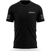 13FA Security Cotton Blend Shirt - USA Patriotic Durable Tee - Soft Comfort. Perfect for on Duty