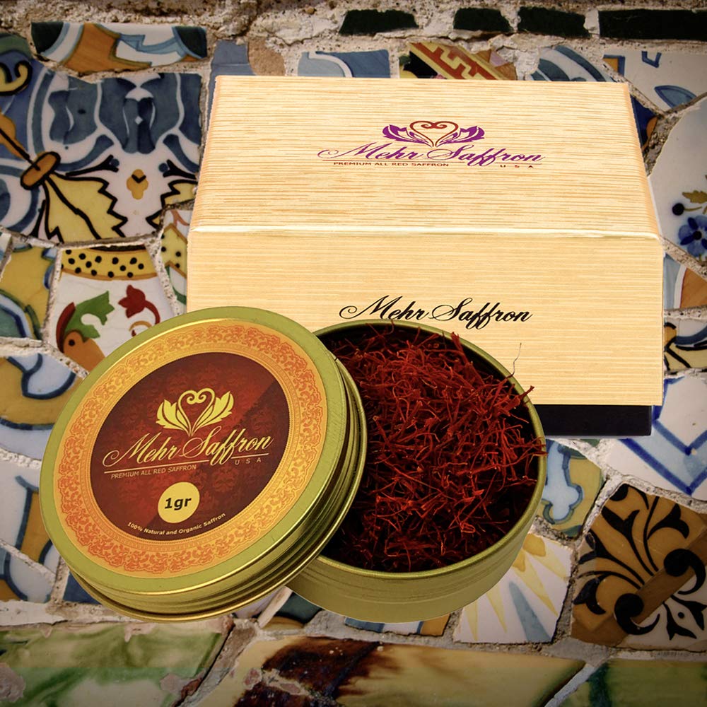 Mehr Saffron, Premium All Red Saffron / 1gram Corked Jar Buy Online