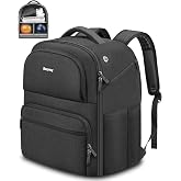 Bosynoy 2 Ball Bowling Backpack, Bowling Bag with Shoe Compartment, Black | Foam-Padded Ball Holders, Shoe Compartment Fits Up to Men'S Size 16, Accessory Pockets Keep Gear Organized and Protected
