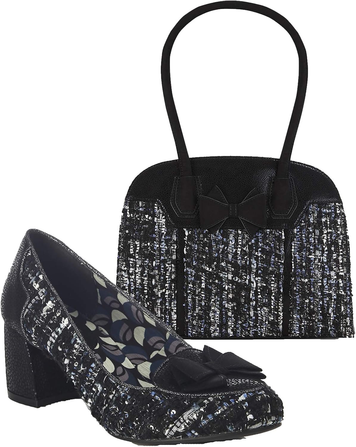 mink shoes and matching bag