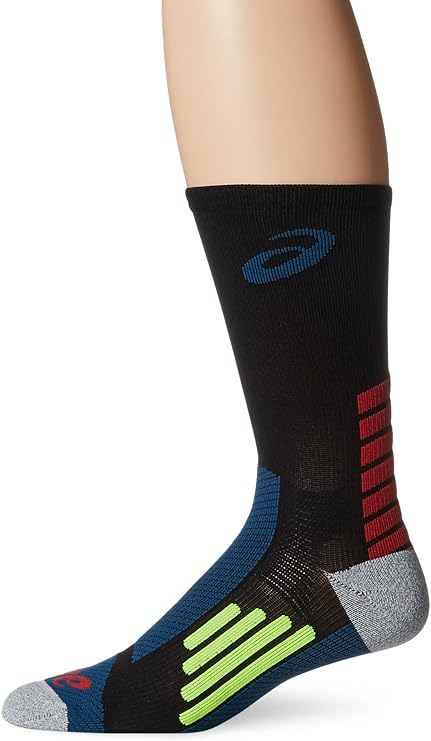 asics crew running socks