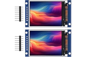 XIITIA 2pcs 2.0" HD IPS TFT LCD Display Module 240x320 RGB LCD Screen 3.3V ST7789 Drive SPI Interface 8pin Full Color for Arduino DIY