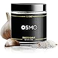 Osmo Roasted Garlic Sea Salt, Premium Sea Salt for Cooking, Perfect for Rubs, Marinades & Toppings, Gourmet Garlicky Seasoning for Chefs, Made in the USA, Kosher, All Natural (4.7 oz Pack of 1)