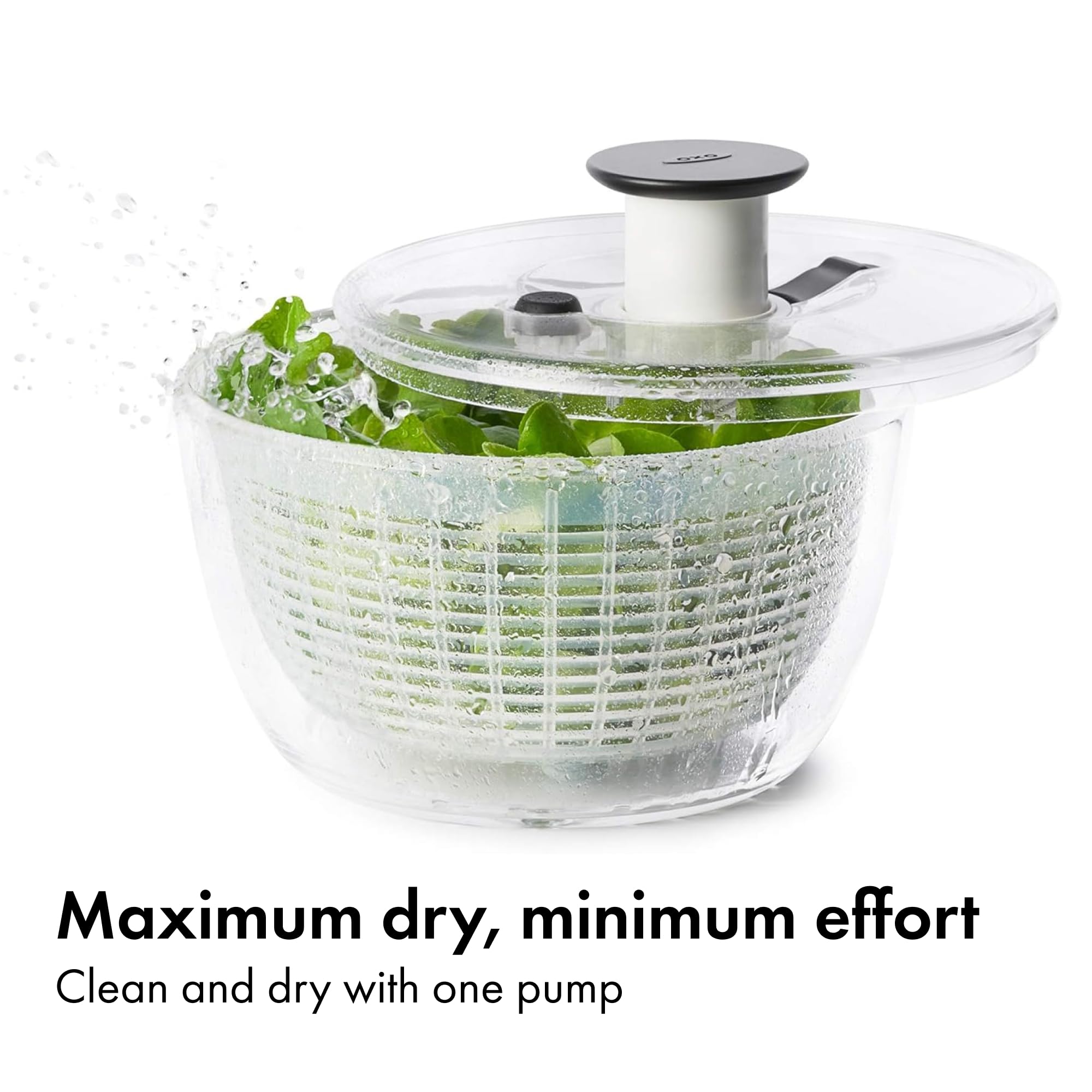 OXO Good Grips Little Salad & Herb Salad Spinner, Fruit Washer and Lettuce Spinner