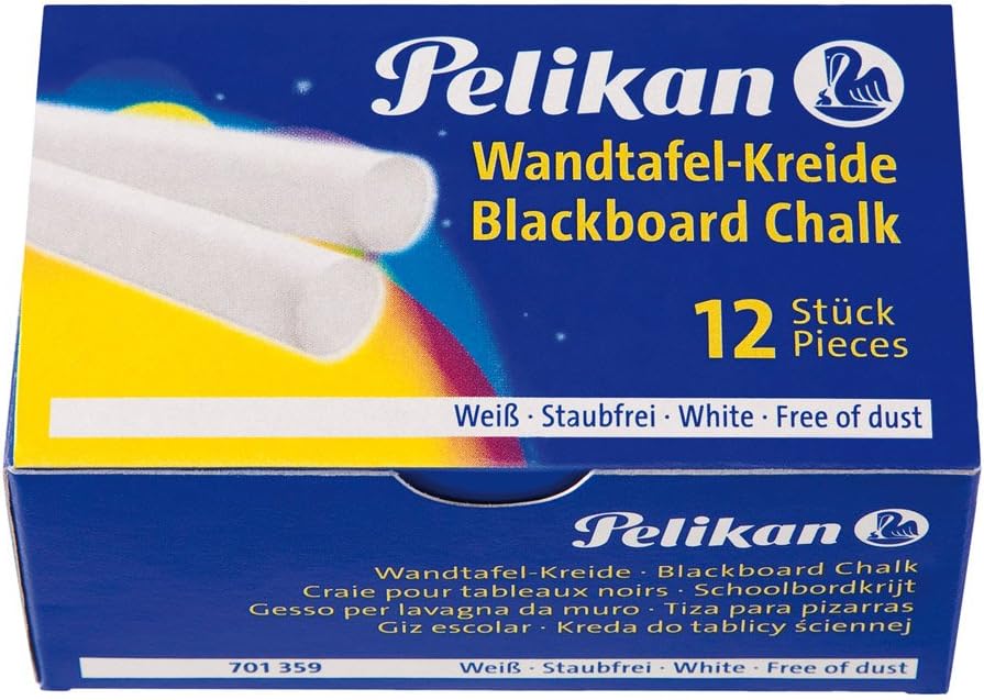 Pelikan 701359 - Pelikan Tafelkreide, weiß 12 stücke