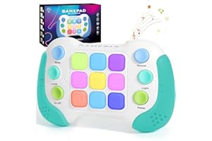 WDEBAY Electric Fidget Push Toys Kids Games Light Up| Outdoor Toys for Ages 8-13 Year Old Girls and Boys Birthday Gifts|Handheld Sensory Toys for Kids with Autism