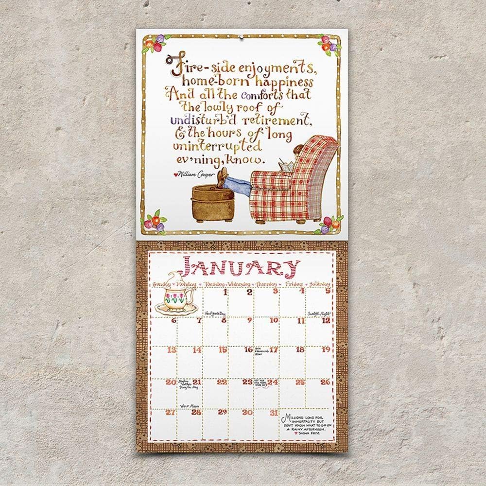 Susan Calendario De Pared Diseno De Corazon De La Casa Amazon