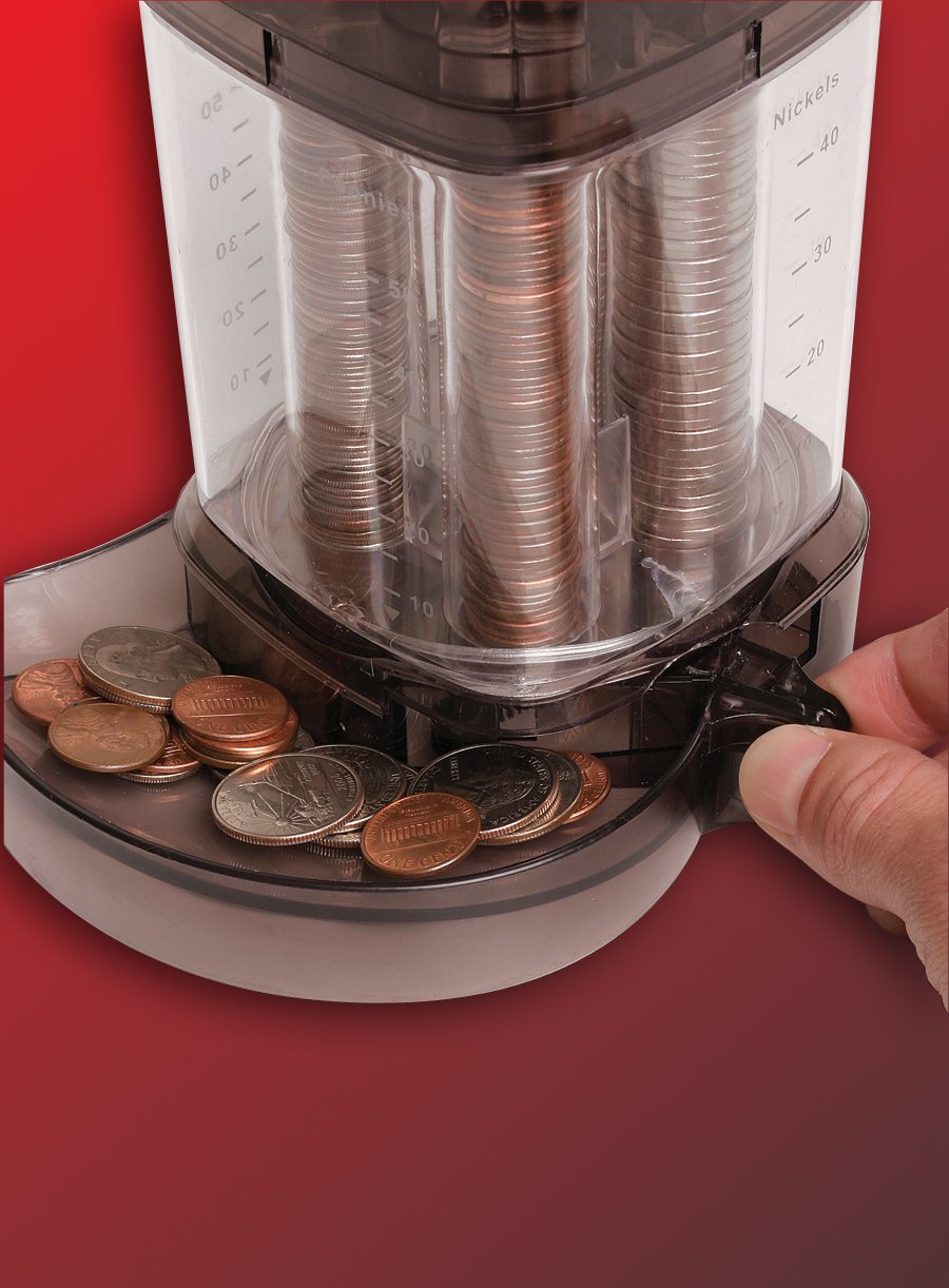 Automatic Coin Sorter Piggy Bank Clear Standing First Piggie