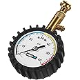 Tire Pressure Gauge for Cars - Large Dial Numbers & 360° Swivel Chuck, Accurate Air Pressure Gauge for Tires - 60 PSI
