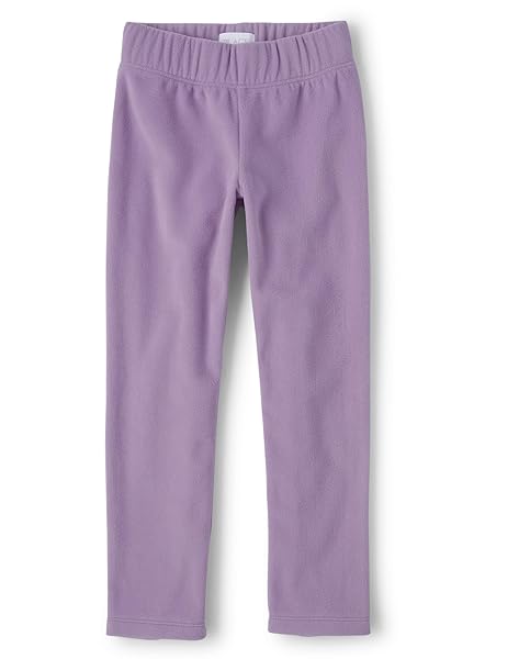 THE CHILDREN’S PLACE,MICROFLEECE WARM PANTS,MEDIUM (7/8) PURPLE