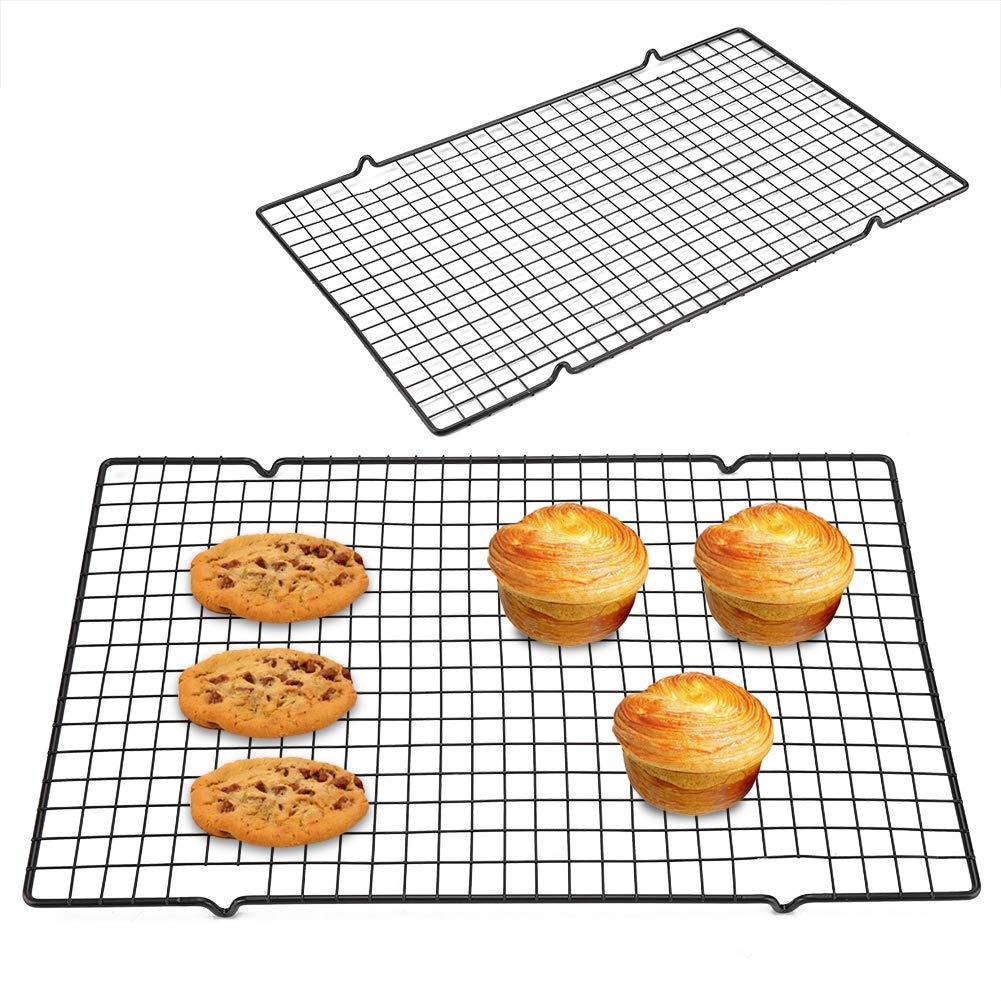 1 Piece Cooling Rack for Baking 40.5 x 25 x 1.5cm Stainless Steel Grill Wire Rack for Oven Roasting Baking Cooking Grilling Other Baking Tools & Accessories