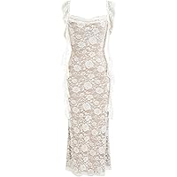 chinese dress ladies Amazon.com: CIDER Maxi Women's Dresses Floral Lace Ruched Long Sleeve Boat  Neck Party Evening Maxi Dress Black : Clothing, Shoes & Jewelry