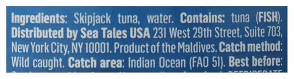 SEA TALES, TUNA SKIPJACK IN WATER NSA, 5 OUNCE