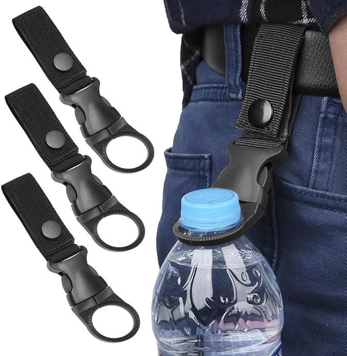 Katosca 3Pcs Bottle Hanging Buckle Clip Outdoor Portable