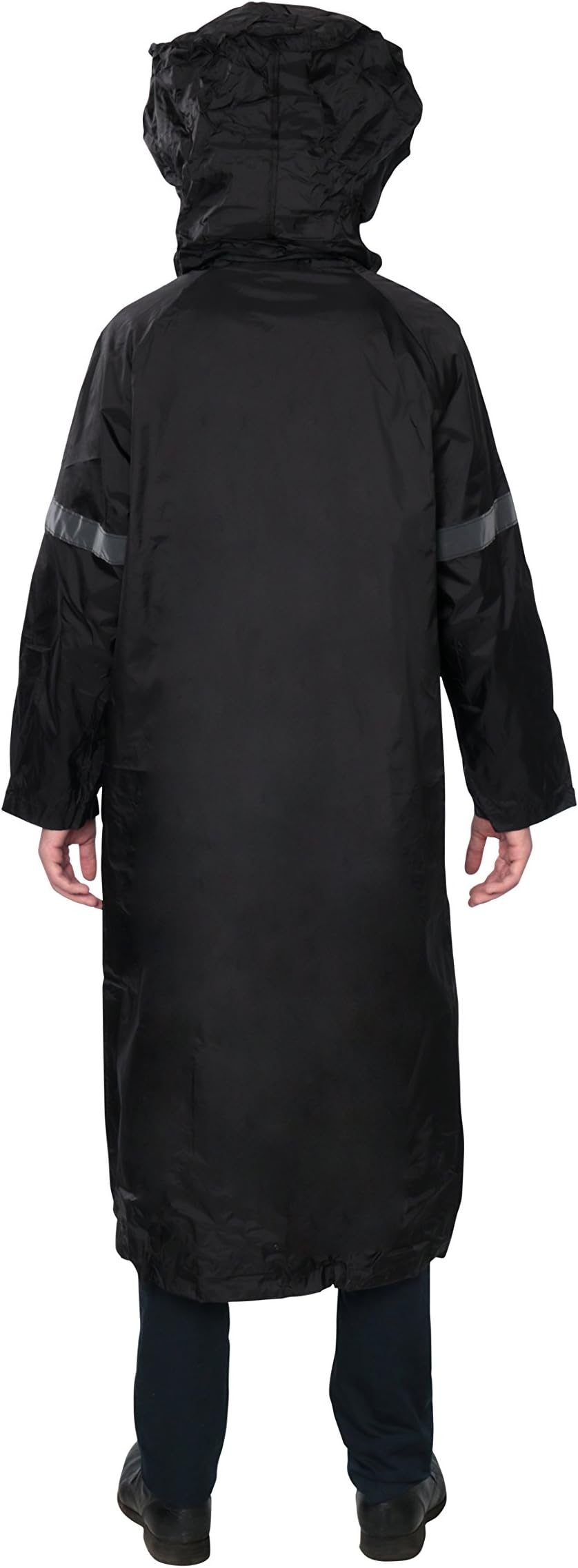 Raicoa Man's Nylon Long Raincoat with Hood for Shtriemel and Hat - with Travel Pouch