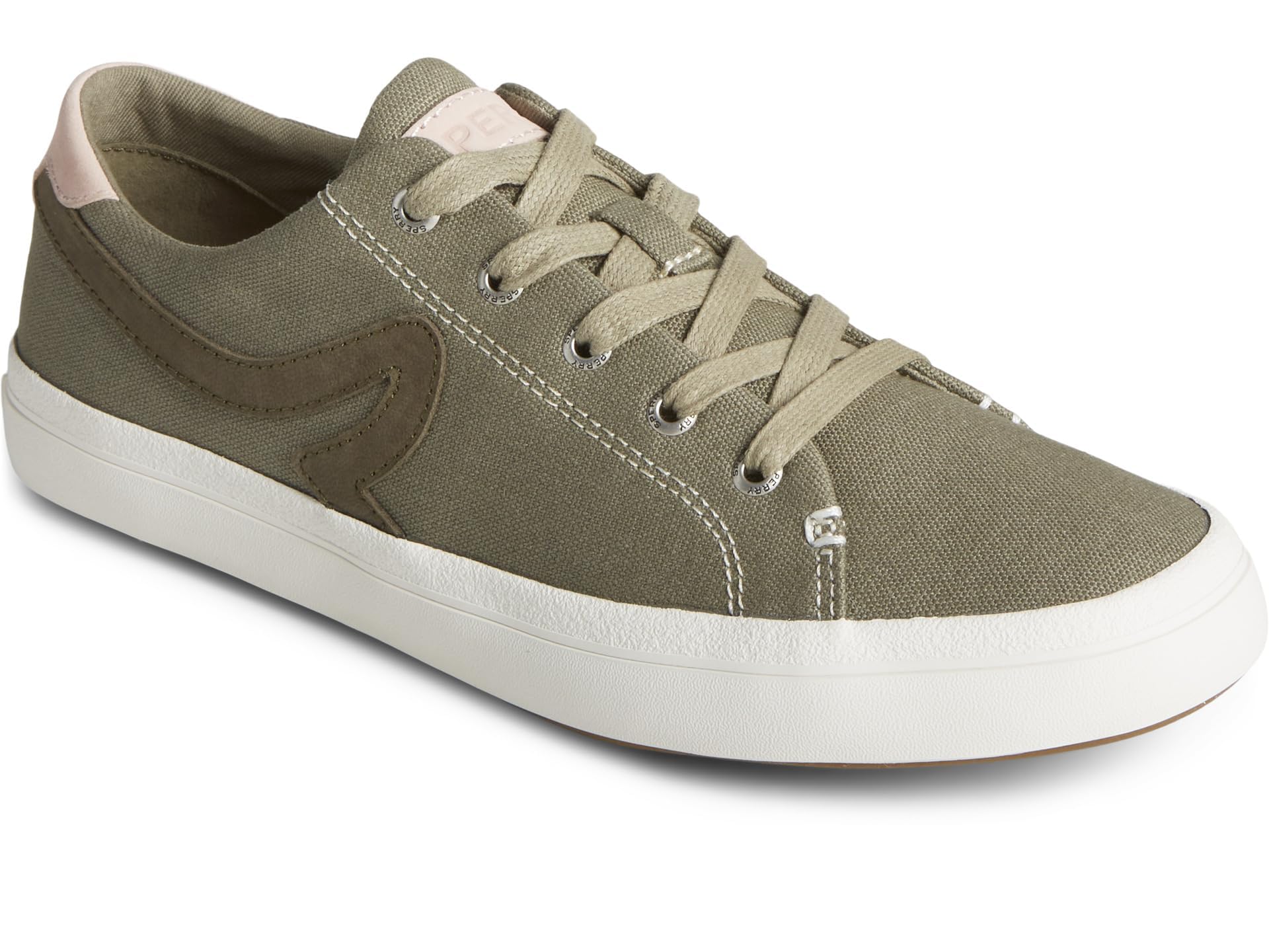 Sperry Ladies Footwear Women’s Sandy Lace to Toe Platform, GREEN, 9