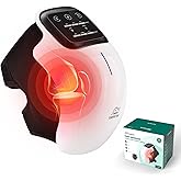 Snailax Cordless Knee Massager with Heat, 3 Vibration Modes & 3 Heating Levels, Knee Brace Wrap, Gifts