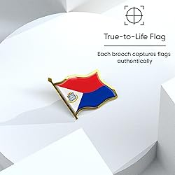 Saint Martin Flag Lapel Pin - Enamel Metal National