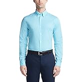 Tommy Hilfiger Men's Slim Fit Non Iron Gingham Dress Shirt