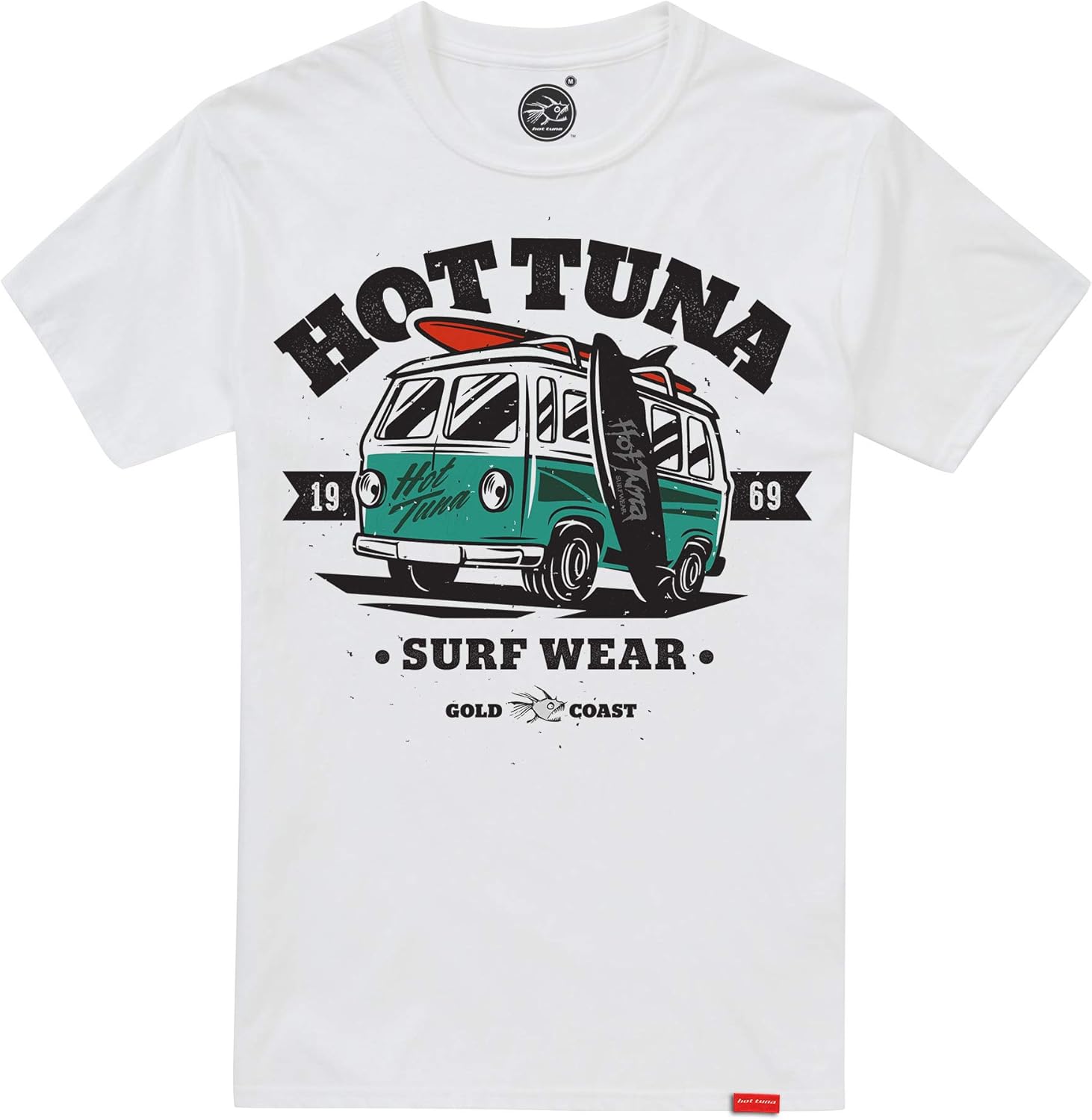 Hot Tuna Men's Roadtrip Text TShirt Amazon.co.uk Clothing