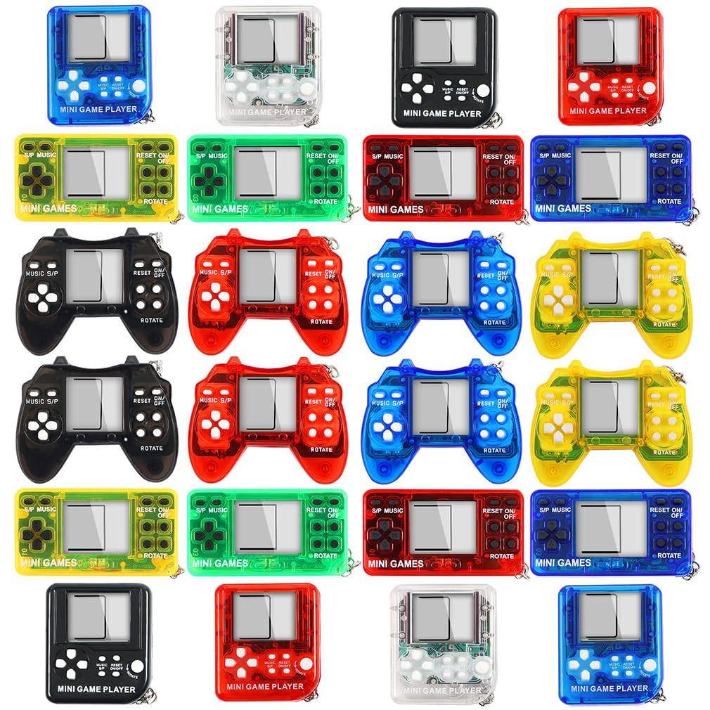 Photo 1 of *****MISSING PARTS**** Secyba Video Game Party Favors, Mini Gaming Party Favors, Video Game Keychains, 8-bit Handheld, Birthday Party Supplies for Kids, Return Gifts for Birthday Party Decorations Supplies