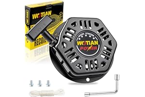 WOTIAN Recoil Starter Compatible with Champion 212cc 196cc 224cc Pull Start Assembly Generator Parts 3500w 4000w Part#22.061000.00