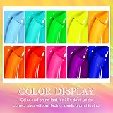 Yueshop Neon Rainbow Gel Nail Polish 10 Color 8ml Soak Off UV LED view 2