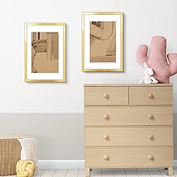 Annecy 16x24 Picture Frame Gold（2 Pack）, 16 x