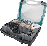 Wolfcraft Universal Dowelmaster Set I 4645000 Starter Dowel Jig Pins Bit Case