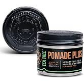 GIBS Tea Tree Pomade Plus for Men &ndash; Medium-Plus Hold, Medium Shine, 4 oz | Fragrance Blend of Tea Tree, Peppermint, Bergamot, Sage, and Sandalwood