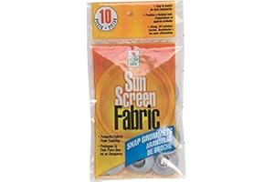 Easy Gardener 70035, Snap Grommets, Sun Screen Accessory, 10 Pieces