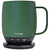 Nextmug - Temperature-Controlled, Self-Heating Coffee Mug (Sage - 14 oz.)