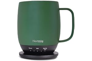 NEXTMUG BY NEXTBOOM Nextmug - Temperature-Controlled, Self-Heating Coffee Mug (Sage - 14 oz.)