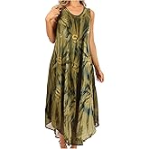 Sakkas Starlight Caftan Tank Dress/Cover Up