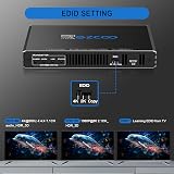 ROFAVEZCO 4K HDMI KVM Extender USB 4K 60Hz HDR Cat5e/6 300ft POE RS232 Audio view 6