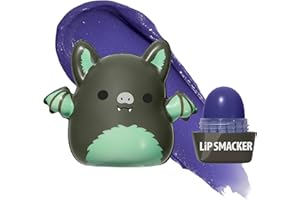 Lip Smacker Squishmallows Moisturizing Lip Balm, Fun Soft Squishy Collectible Top, Blackberry Flavored Hydration - Aldous