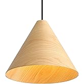Golden Lighting Conique 1-Light Pendant in Light Walnut