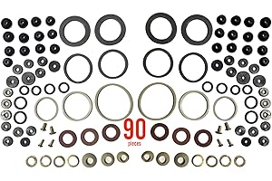 Azi 90pc Complete Home Washer Plumbing Repair Kit Assortment DIY and Professional Repairs – Plumbing Emergencies, Worn out Washer Replacements