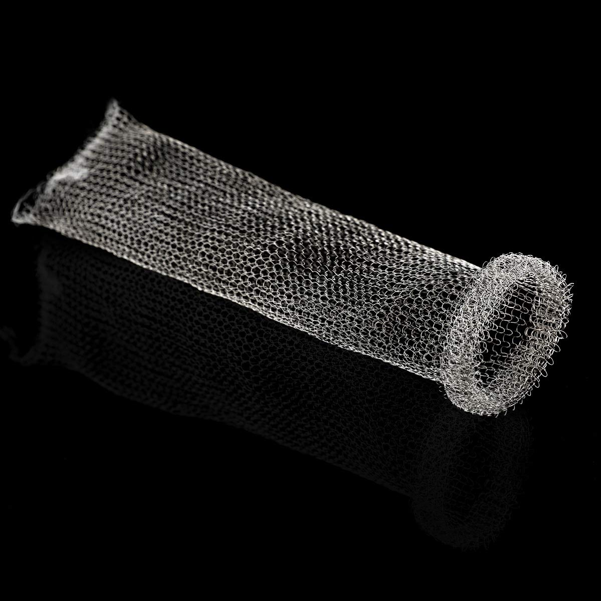 24 Pieces Lint Traps Stainless Steel Washing Machine Lint Snare Traps Laundry Mesh Washer Hose Filter with 24 pcs Cable Ties