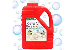 Zerhunt Bubble Solution Refill 33.8 OZ: Bubble Concentrate Solution for Bubble Machine| Bubble Solution Refill for Giant Bubble Wand, Bubble Gun Blower, Birthday Party Favors Wedding(Red)