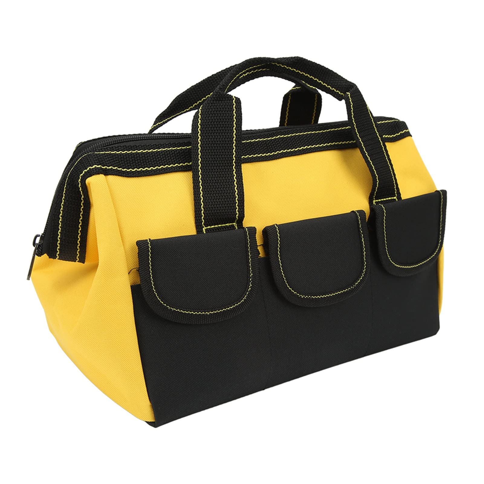 Tool Bags For Men Heavy Duty, Tool Tote Bag 13in Tool Storage Bag Oxford Cloth Multifunctional Waterproof Wide Mouth Handbag Heavy Duty Tool Bag for Home Tool Shop