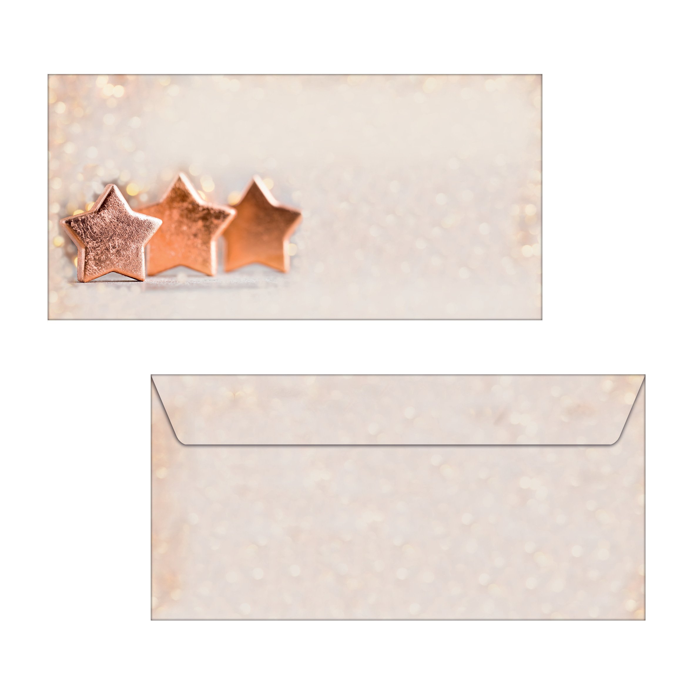 SIGEL DU137 Christmas envelopes "Copper Glance", DL, without window, 90 gsm, 50 Pieces — image 1