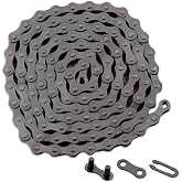 Single Speed Bike Chain，Bicycle Chain 1/2" x1/8" 114 Links,BMX Chain BMX Bike Chain Lowrider Bike Parts Chain Replacement for Road Mountain Bike/BMX/MTB