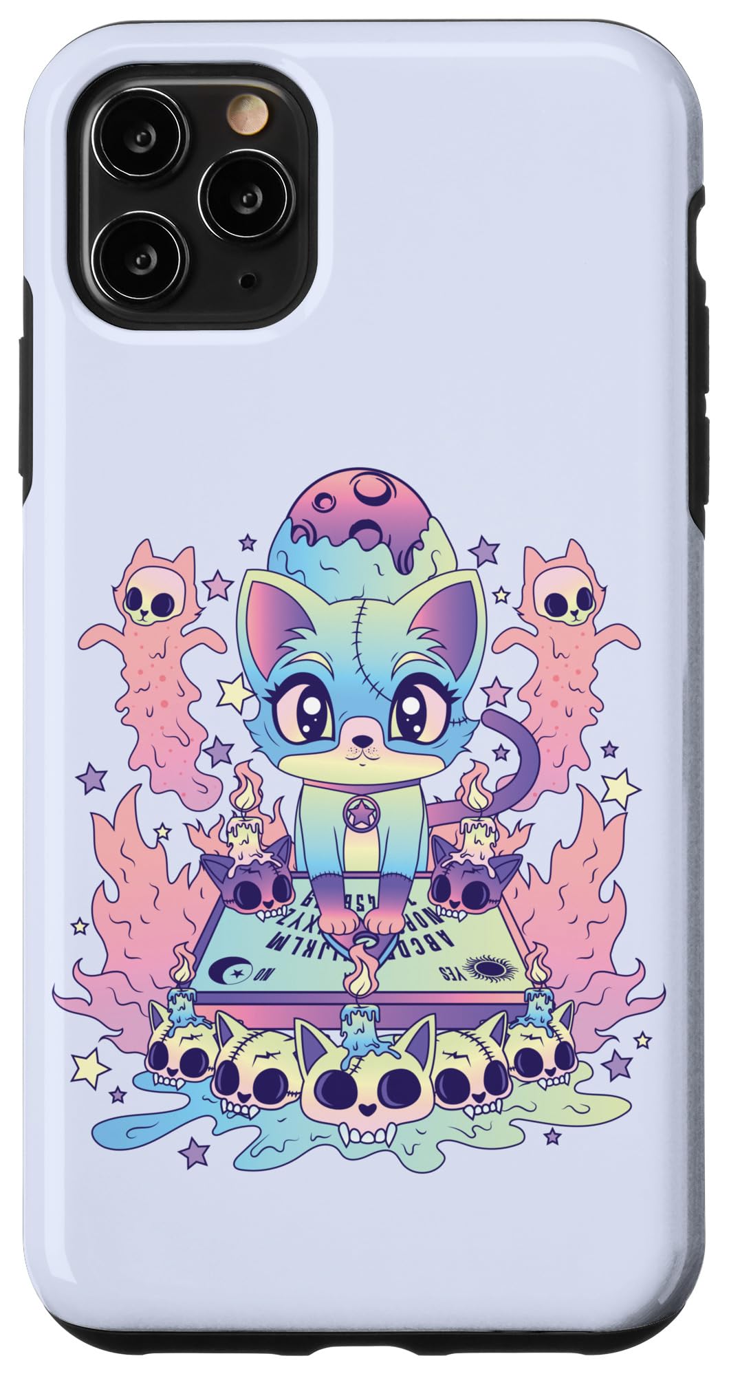 iPhone 11 Pro Max Cute Cat Ouija Pagan Kawaii Occult Satanic Pastel Gothic Case