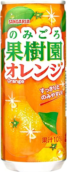 Amazon サンガリア のみごろ果樹園 オレンジ 240g 30本 サンガリア 野菜ジュース フルーツジュース 通販