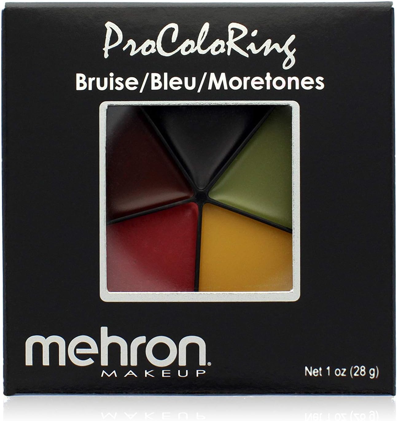 Mehron Makeup 5 Color Bruise Wheel for Special Effects, Movies, Halloween: Toys & Games