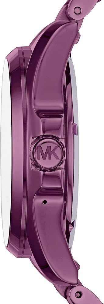 michael kors access mkt5017 bradshaw bracelet smart watch in purple