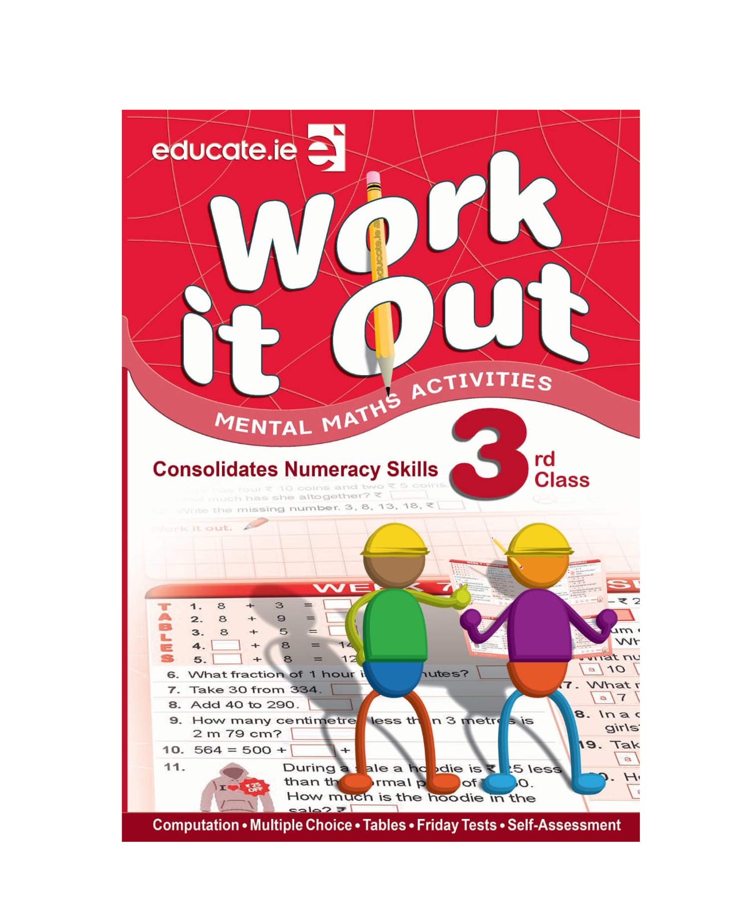 Mental Math Child Activity Book For Class 3: Work it out Best Book For kids like as Brain Booster [Paperback] Souvenir Publisher; Ciara McNee and Souvenir