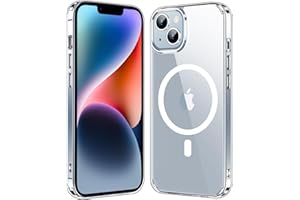 jaroco for iPhone 13 Case, iPhone 13 Magnetic Case [Compatible with MagSafe] Clear Anti-Yellowing Slim Shockproof Anti-Fingerprint Anti-Scratch Protective Cover for iPhone 13 6.1’’ Clear