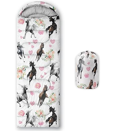 Kids Sleeping Bag For Boys Girls,3D Basketball Print-Lightweight Warm